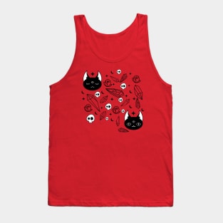 Cats, Crystals, Skulls and Stars oh my! Tank Top